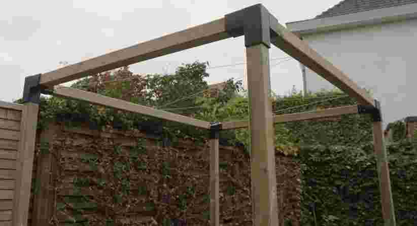 Pergola afwerken