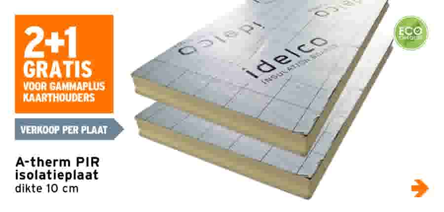 A-therm PIR isolatieplaat dikte 10 cm
