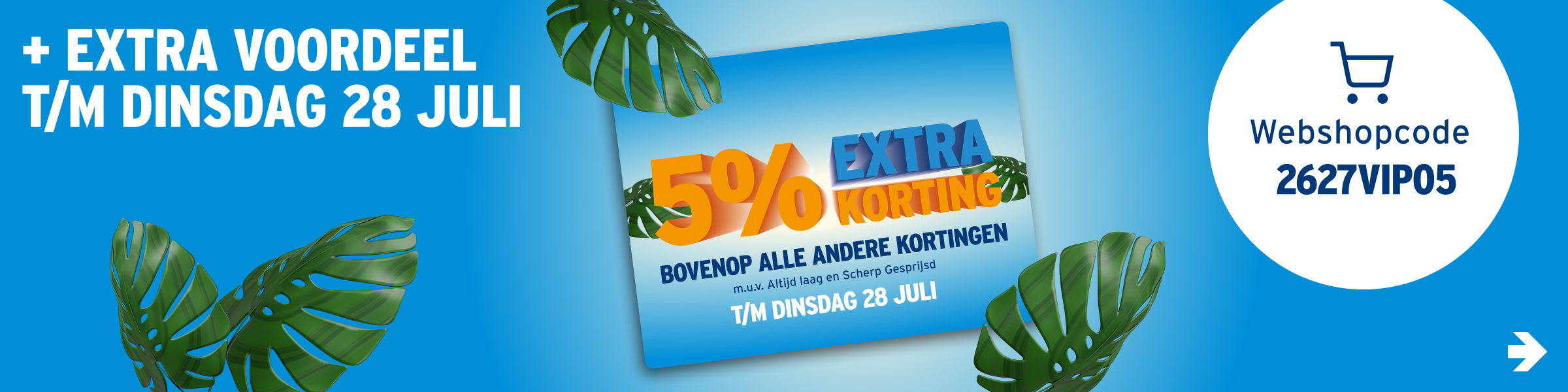 5% extra korting