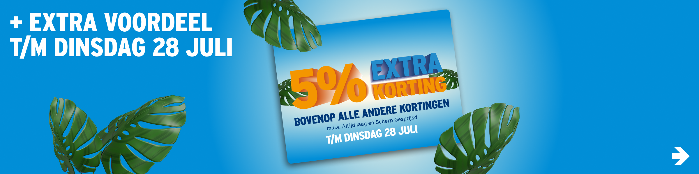 5% extra korting