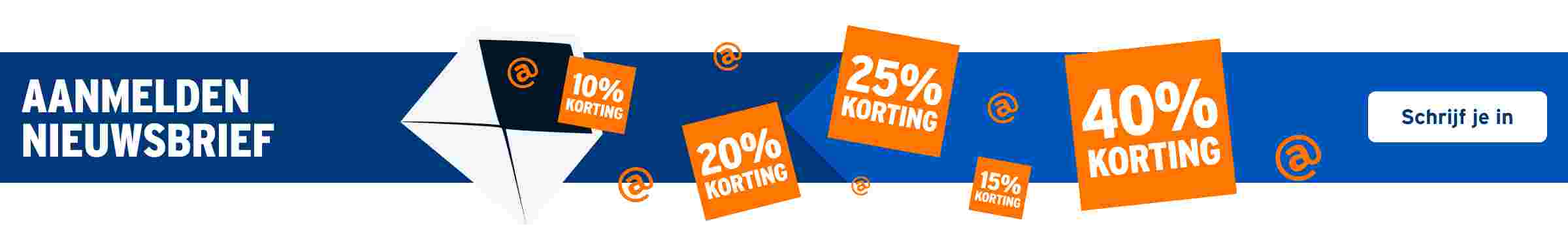 Aanmelden nieuwsbrief