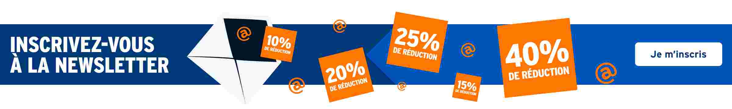 Inscrivez-vous  à la newsletter