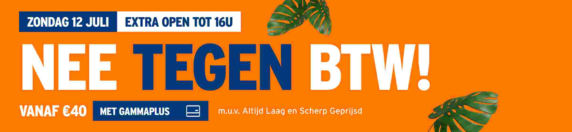 NEE tegen BTW!