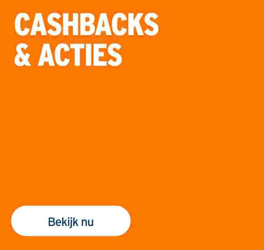 Cashback & acties