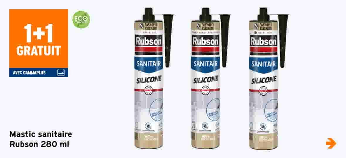 Mastic sanitaire Rubson 280 ml