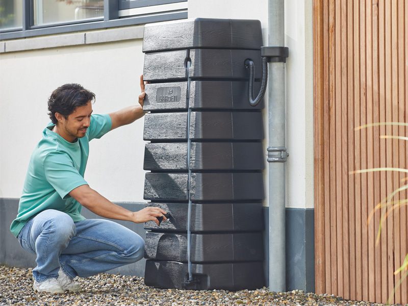 Installer une citerne d'eau de pluie 