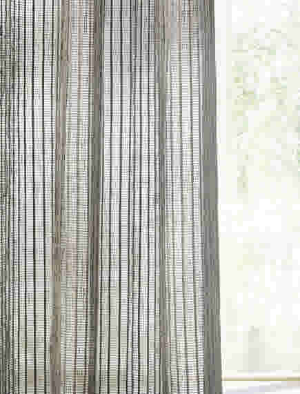 Groene inbetween gordijn