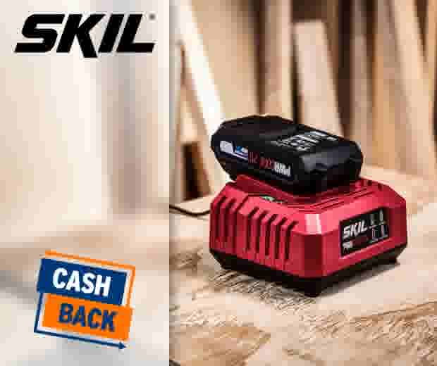 Gratis SKIL 20V starterset 3136AA bij aankoop SKIL 20V gereedschap (OP=OP)