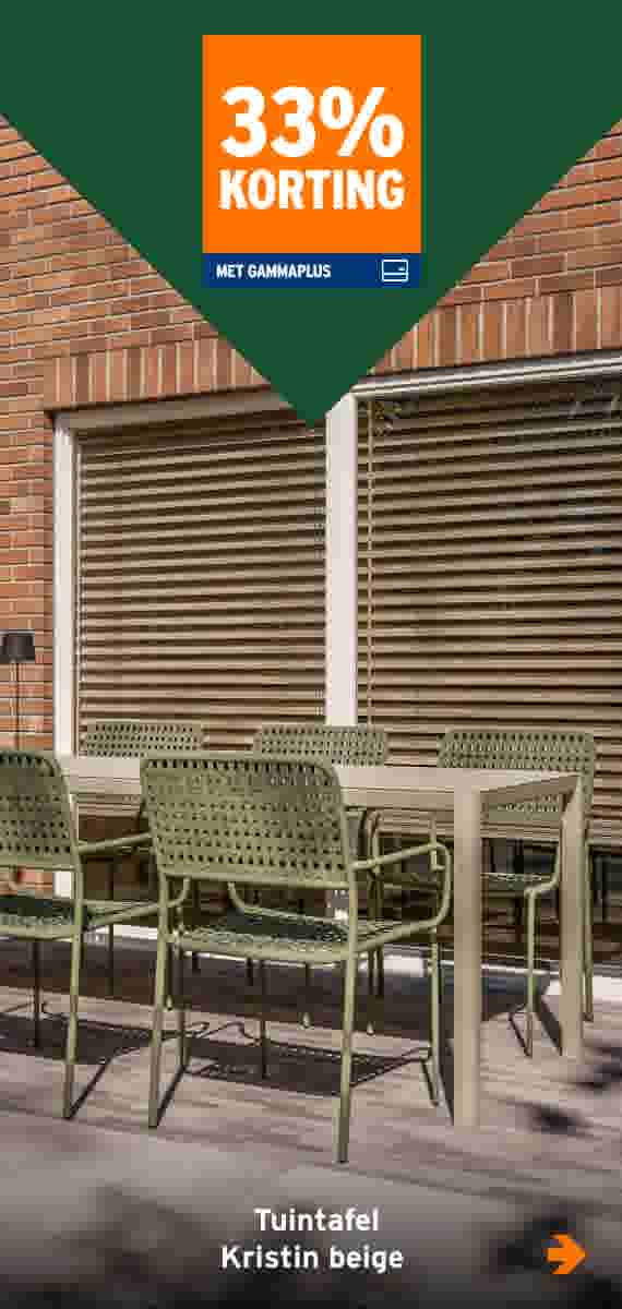 33% korting Tuintafel Kristin beige
