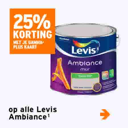 25% korting op alle Levis Ambiance