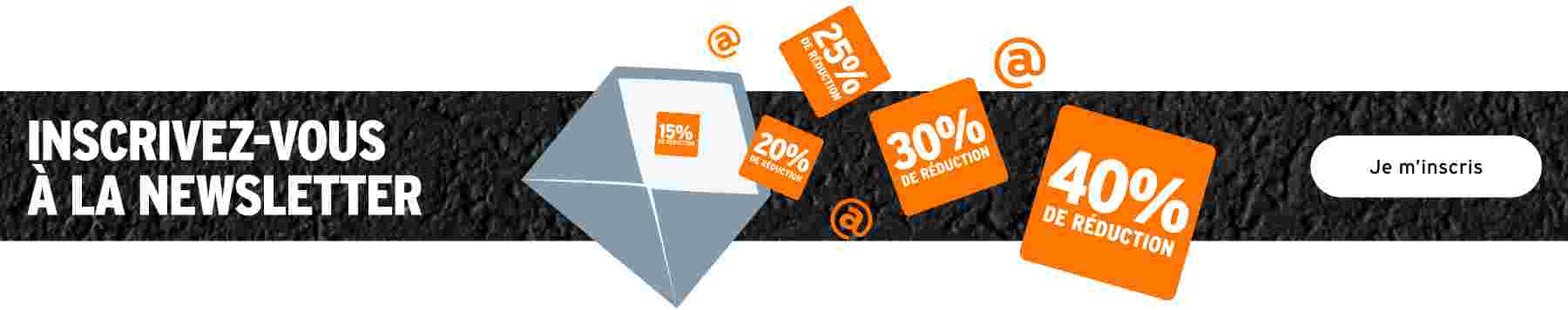 Inscrivez-vous  à la newsletter