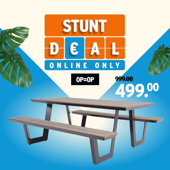 Picknicktafel Ridge met bankjes