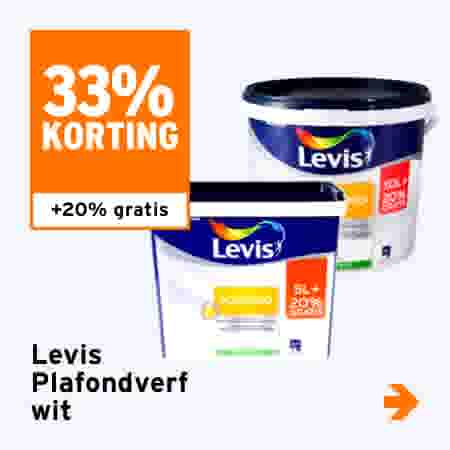 33% korting Levis Plafondverf wit