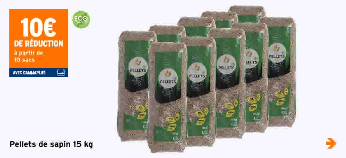 Pellets de sapin 15 kg