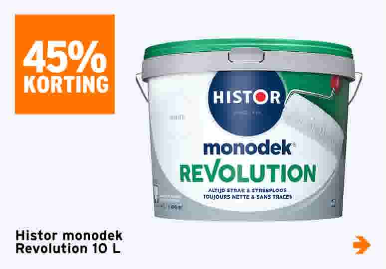 45% korting Histor monodek Revolution 10 L