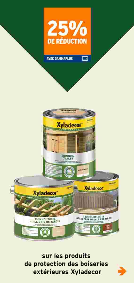 25% de réduction sur les produits de protection des boiseries extérieures Xyladecor