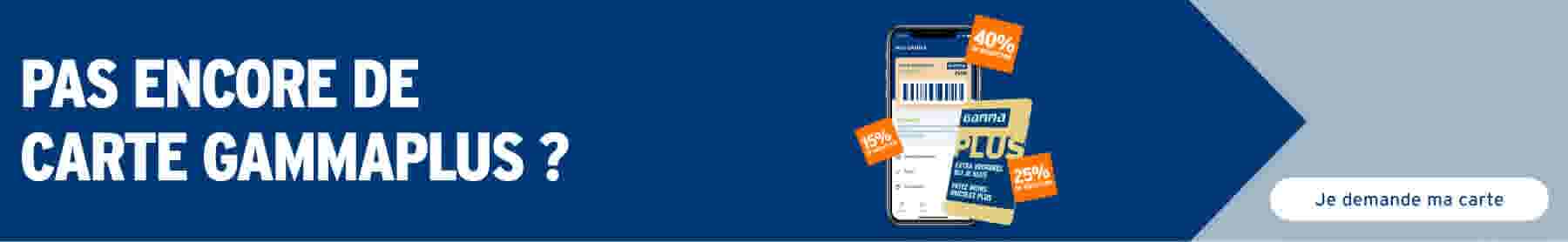 Pas encore de carte GAMMAplus