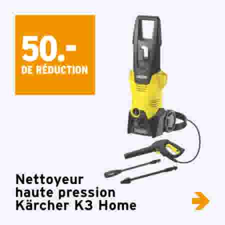 50.- de réduction Nettoyeur haute pression Kärcher K3 Home
