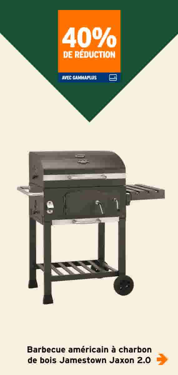 40% de réduction Barbecue américain à charbon de bois Jamestown Jaxon 2.0