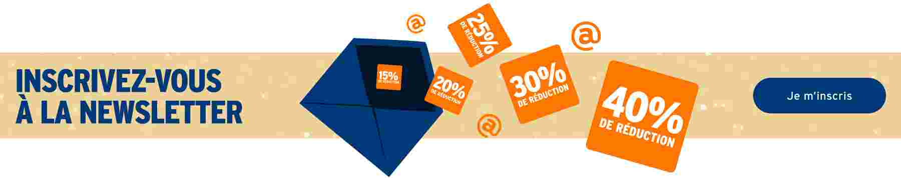 Inscrivez-vous  à la newsletter