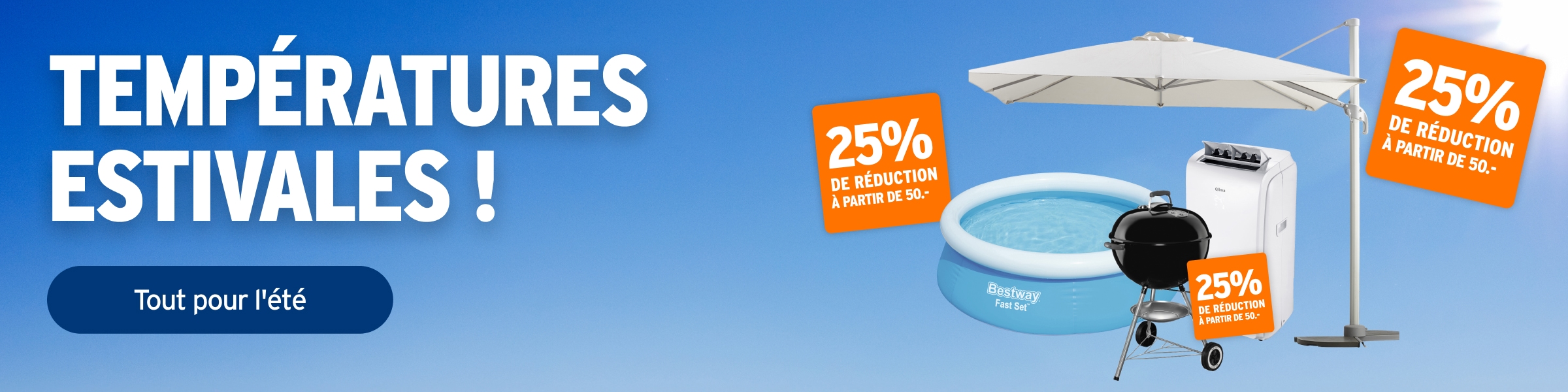 Températures estivales !
