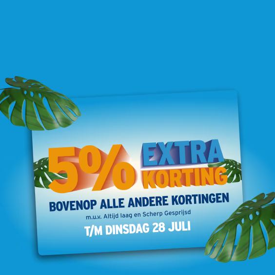 5% extra korting