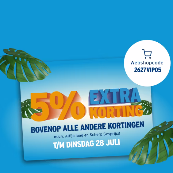 5% extra korting