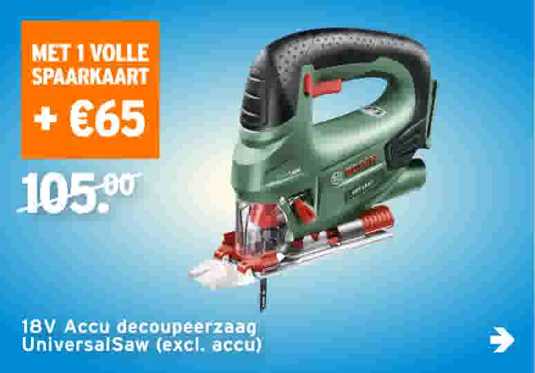 18V Accu decoupeerzaag UniversalSaw (excl. accu)