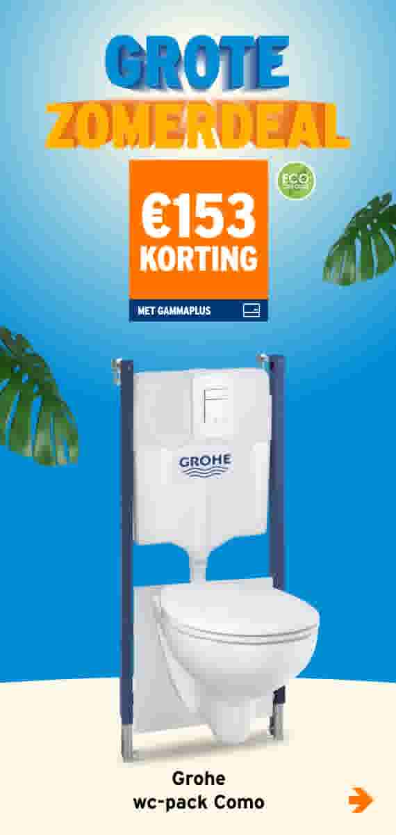 €153 korting Grohe wc-pack Como