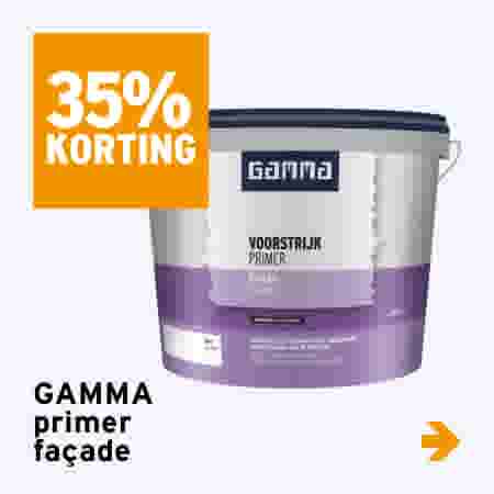35% korting GAMMA primer façade