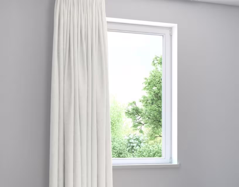 Rideaux blancs