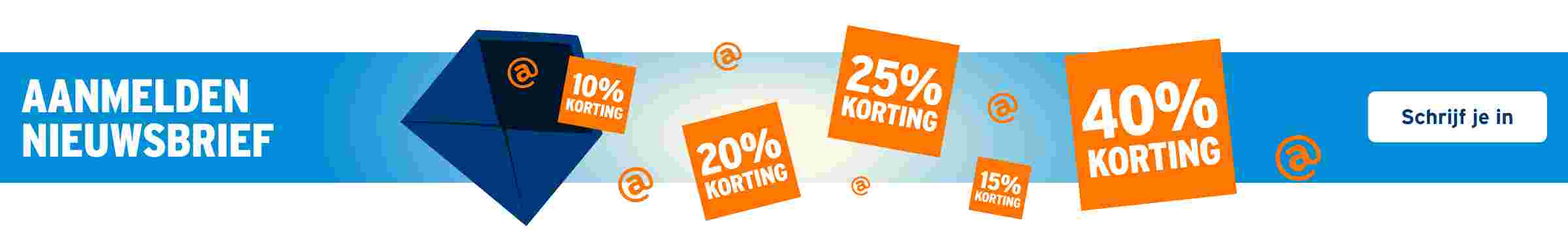 Aanmelden nieuwsbrief