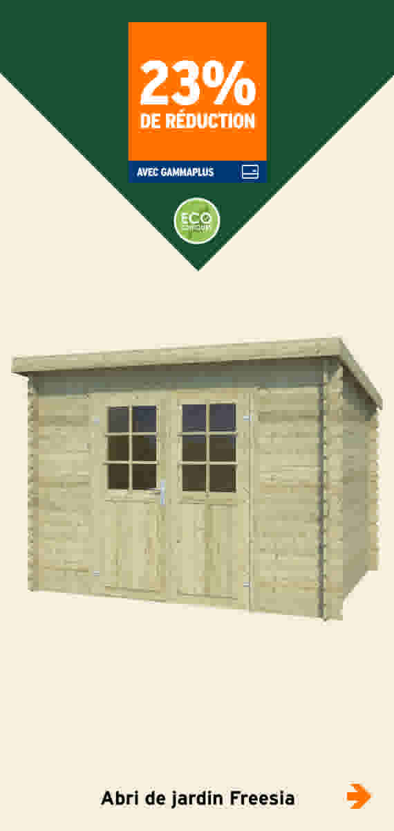 23% de réduction Abri de jardin Freesia