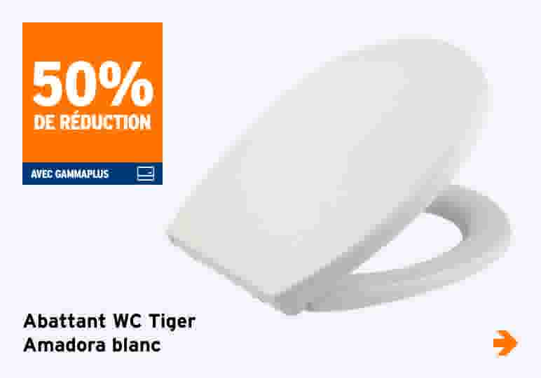 Abattant WC Tiger Amadora blanc