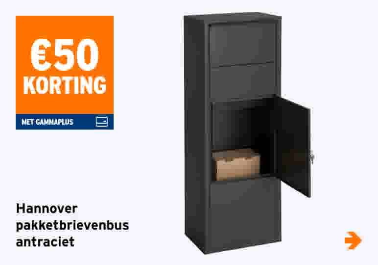 Hannover pakketbrievenbus antraciet