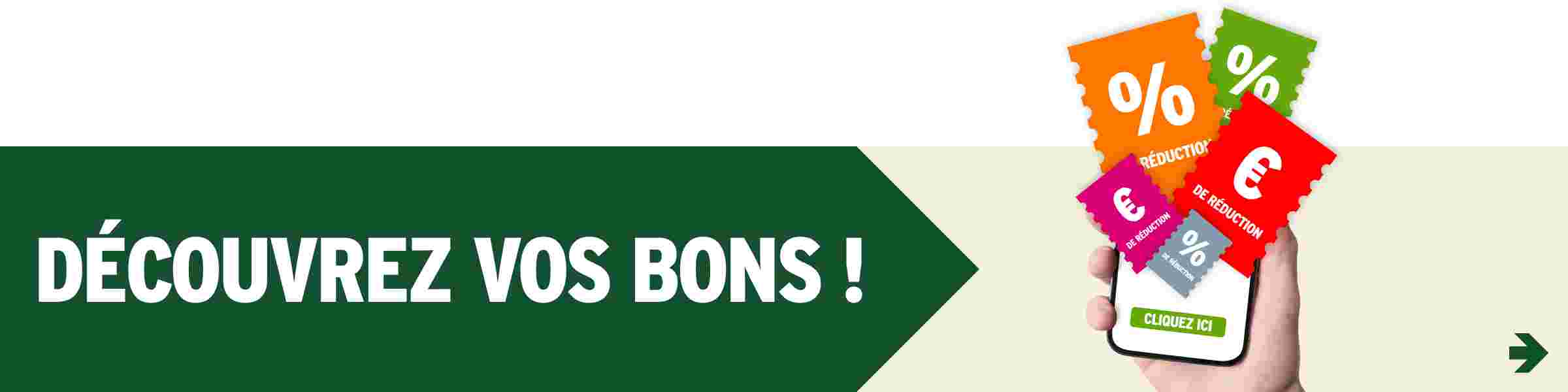 Profitez de vos bons de réduction chez GAMMA