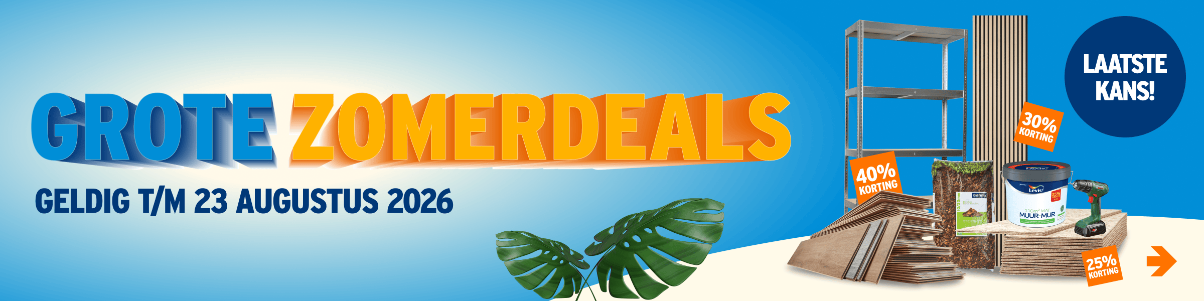 Grote zomerdeals