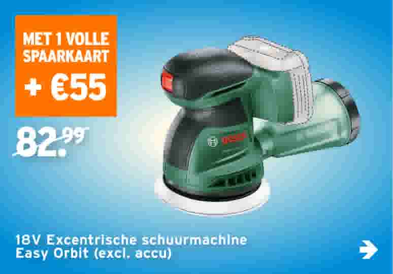 18V Excentrische schuurmachine Easy Orbit (excl. accu)