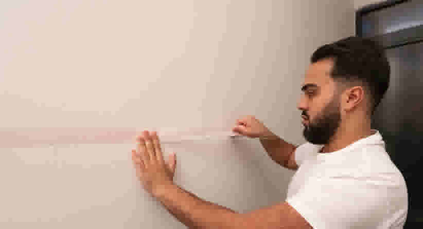 Afplaktape aanbrengen