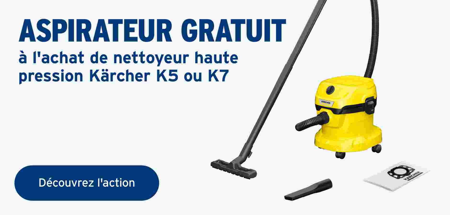 Aspirateur eau et poussières Kärcher gratuit