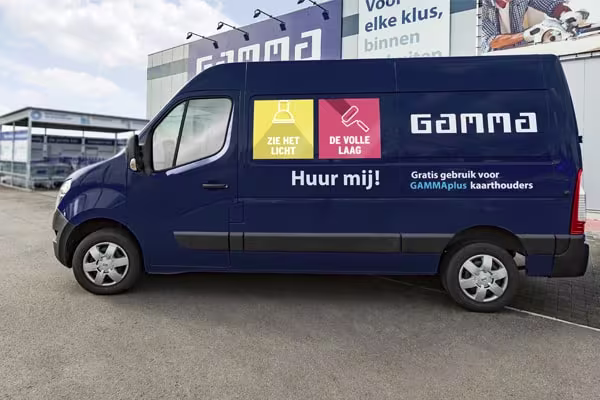 Bestelwagen nodig? De eerste 2 uur gratis met je voordeelpas