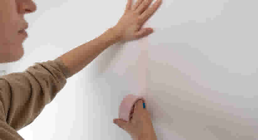 Lijn afplakken met afplaktape