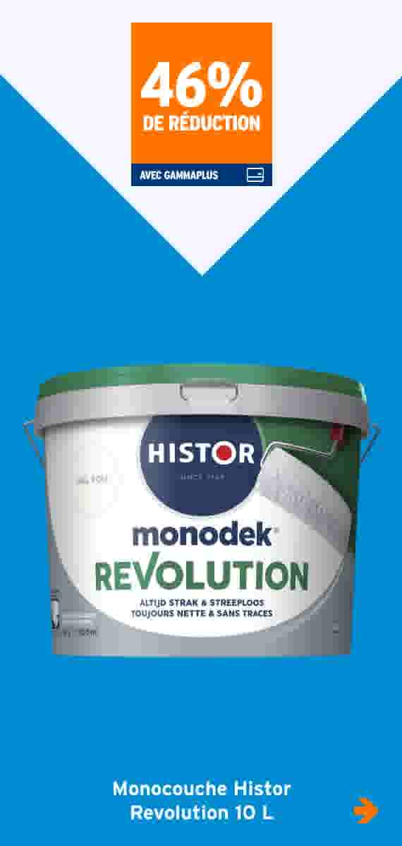 46% de réduction Monocouche Histor Revolution 10 L