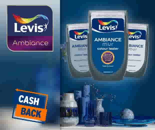 Profiteer nu van 3 gratis Levis Ambiance  kleurtesters
