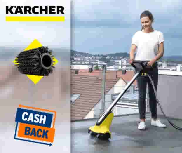 Set gratuit de brosses surface en pierre à l’achat d’un nettoyeur de terrasse