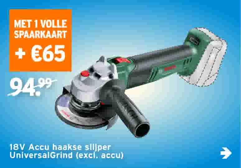 18V Accu haakse slijper UniversalGrind (excl. accu)