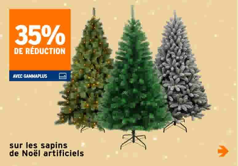 25% de réduction sur les sapins de Noël artificiels
