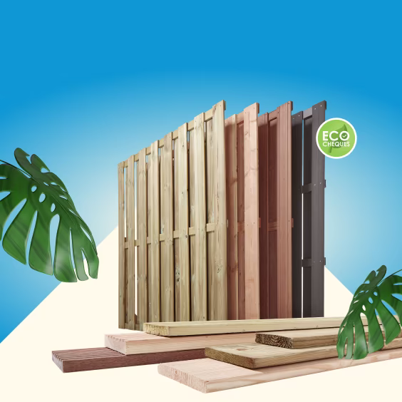 20% korting op al het tuinhout