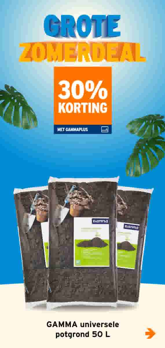 30% korting Tuintafel GAMMA universele potgrond 50 L