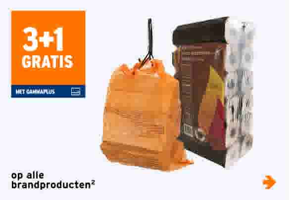 3+1 Gratis op alle brandproducten